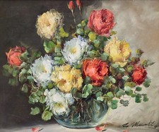ölgemälde blumenstillleben r gebraucht kaufen  Hagen