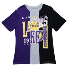 Camiseta masculina Y2K LA Lakers NBA Kobe Shaq patchwork média comprar usado  Enviando para Brazil