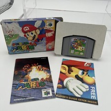 Super Mario 64 (Nintendo 64 N64) 100% Testado Autêntico + Capa Protetora comprar usado Super Mario 64 (Nintendo 64 N64) 100% Testado Autêntico + Capa Protetora comprar usado  Enviando para Brazil