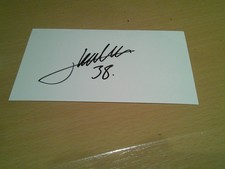 Signed card plymouth for sale  LINCOLN
