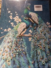Peacock canvas picture for sale  LUTTERWORTH