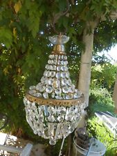 Lustre mongolfiere pampilles d'occasion  Cagnes-sur-Mer