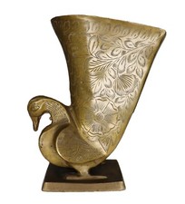 Vaso de flores vintage em forma de pássaro feito à mão bronze plantador peça decorativa comprar usado  Enviando para Brazil