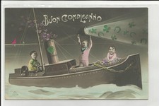 Antica cartolina buon usato Antica cartolina buon usato  Oliveto Lario