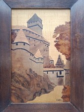 Tableau marqueterie alsacienne d'occasion  Chancelade