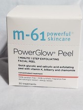 M-61 Power Glow Peel 1 minuto 1 passo esfoliante facial 30 tratamentos novo na caixa comprar usado  Enviando para Brazil