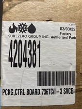 Placa de controle Sub Zero original do fabricante 4204381 736TC/I-3 peça certificada de fábrica comprar usado  Enviando para Brazil