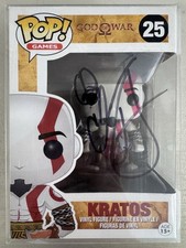Kratos 25 ~ God of War ~ Vinil Funko Pop ~ Autógrafo Christopher Judge +Evidência comprar usado  Enviando para Brazil