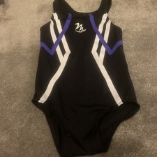 Leotard black purple for sale  HUNTINGDON