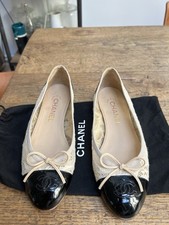 Ballerine chanel dentelle d'occasion  Paris XVII