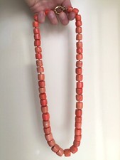 Collana corallo bambu usato  Arezzo