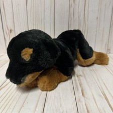 Usado, Disquete de pelúcia realista vintage Animal Alley Rottweiler cachorro 14 polegadas comprar usado  Enviando para Brazil