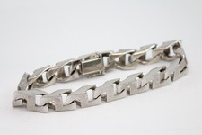 chunky silver bracelet for sale  LEEDS