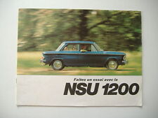 Catalogue nsu 1200 d'occasion  France