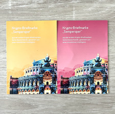 Limitierte briefmarke semperop gebraucht kaufen  Berlin