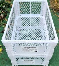 White stackable crates for sale  ORPINGTON