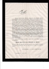 Faire part décès d'occasion  Le Teil