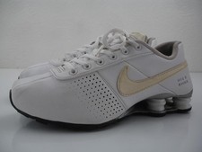 Tênis Nike Shox Deliver 615981-100 couro branco meninos meninas jovens 6Y 6 comprar usado  Enviando para Brazil
