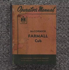 Cub tractor operator for sale  Addison