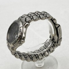 TAG HEUER Professional 200m data mostrador cinza aço inoxidável quartzo relógio unissex comprar usado  Enviando para Brazil