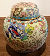Cloisonne ginger jar for sale  WESTON-SUPER-MARE