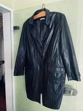 Damen ledermantel dunkelbraun gebraucht kaufen  Köln