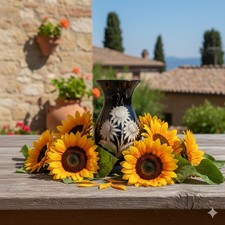 Handbemalte keramikvase 30cm gebraucht kaufen Handbemalte keramikvase 30cm gebraucht kaufen  Weeze