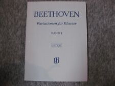 Beethoven variationen fur d'occasion  Expédié en Belgium