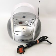 Reproductor de cinta casete radio CD portátil BUSH SCA06R Boombox repuestos/reparación segunda mano  Embacar hacia Mexico
