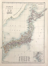 Map japan provinces for sale  Shipping to Ireland