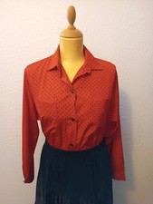 Chemisier vintage rouge d'occasion  Chomérac
