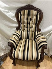 victorian spoonback chair for sale  SOUTHPORT