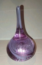 Glass pink paperweight for sale  LITTLEHAMPTON
