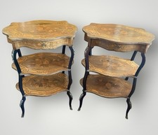 pair antique side tables for sale  EVESHAM