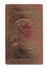 Embossed postcard native for sale  LOUGHBOROUGH