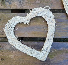 Natural straw hearts for sale  NEWCASTLE UPON TYNE