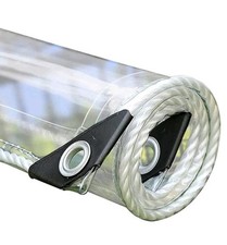 Reinforced clear tarpaulin for sale  HUDDERSFIELD