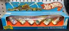 Hot Wheels Gold Golden Machine conjunto de presente na caixa Mattel Hotwheels Hot Bird comprar usado  Enviando para Brazil