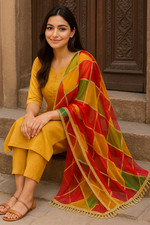 Ladies phulkari dupatta for sale  MANCHESTER