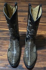 BOTAS MASCULINAS DE PELE DE COBRA ARMENTA TAMANHO 10-10.5 comprar usado  Enviando para Brazil