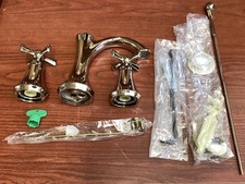 NOVA Torneira de Banheiro Moen T4524NL Wynford 2 Alças Ampla Níquel Polido B12, usado comprar usado  Enviando para Brazil