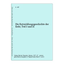 Entwicklungsgeschichte erde te gebraucht kaufen  Aarbergen