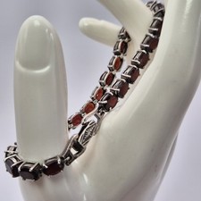 Sterling silver garnet for sale  WHITEHAVEN