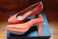 Clarks orange sude for sale  SHREWSBURY