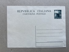 Intero postale italia usato  Saronno