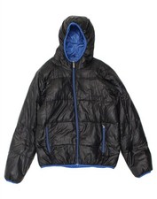 Jaqueta acolchoada masculina com capuz CALVIN KLEIN JEANS Reino Unido 40 grande preta nylon IG01 comprar usado  Enviando para Brazil