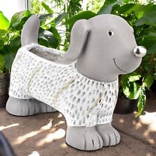 Dog ceramic planter for sale  WARRINGTON