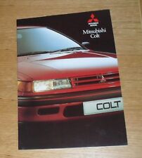 Mitsubishi colt brochure d'occasion  Expédié en Belgium