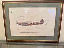 Signed framed print for sale  UXBRIDGE
