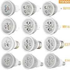 Pode ser escurecido Led Spotlight lâmpadas GU10 MR16 E27 E14 9W 12W 15W 110V 220V Lâmpada De Luz K, usado comprar usado  Enviando para Brazil